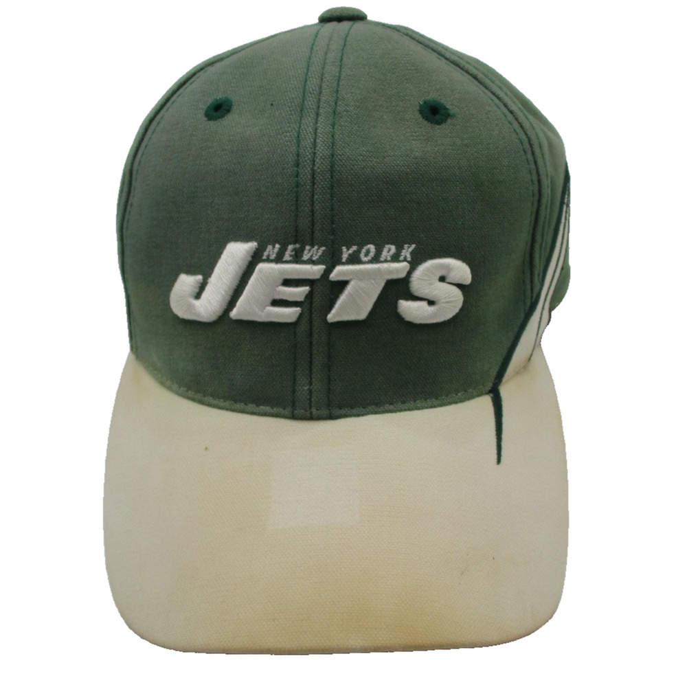 New York Jets Hat Cap Strap Back One Size Green NFL Football Mens SPL 28